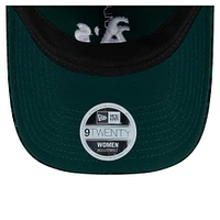 Women's New Era Green Athletics Flair 9TWENTY Adjustable Hat