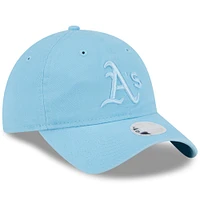 Women's New Era Light Blue Athletics Doscientos Core Classic 9TWENTY Adjustable Hat