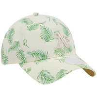 Women's New Era White Athletics Palms 9TWENTY Adjustable Hat