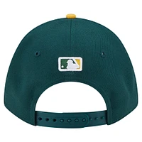 Youth New Era  Green Athletics  Player Replica 9FORTY Adjustable Hat