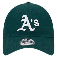 Youth New Era Green Athletics Team Color 9TWENTY Adjustable Hat