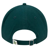 Youth New Era Green Athletics Team Color 9TWENTY Adjustable Hat