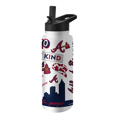 Braves d'Atlanta 34 oz. Bouteille Quencher native