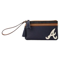 Dooney & Bourke Atlanta Braves Infield Double-Zip Wristlet