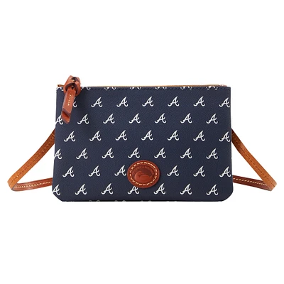 Dooney & Bourke Atlanta Braves Top Zip Crossbody Purse