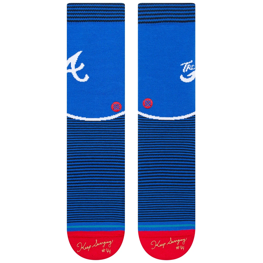 Chaussettes Homme Stance Royal Blue Atlanta Braves 2023 MLB City Connect Crew
