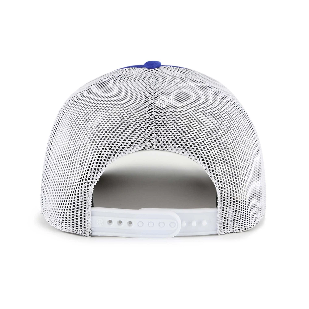 Men's '47 Royal Atlanta Braves Meander Foam Trucker Snapback Hat
