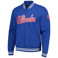 Veste de survêtement entièrement zippée '47 Royal Atlanta Braves Wax Pack Pro Camden pour hommes