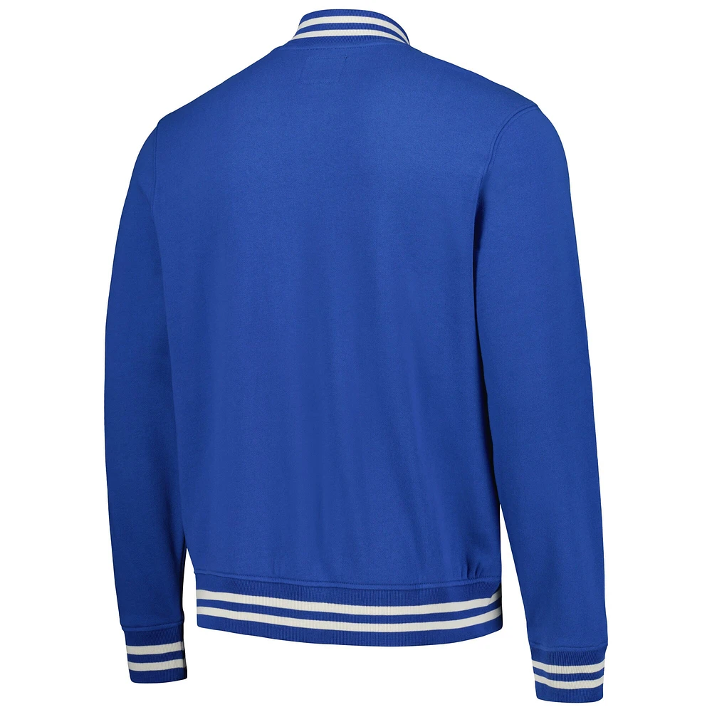 Veste de survêtement entièrement zippée '47 Royal Atlanta Braves Wax Pack Pro Camden pour hommes