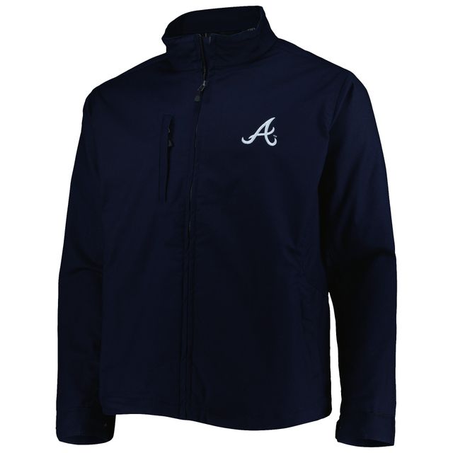 Dunbrooke Navy Atlanta Braves Journey Veste zippée à trois mélanges pour homme