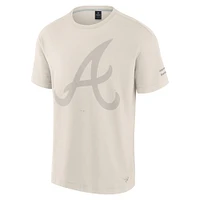 Men's Fanatics Cream Atlanta Braves Elements Iconic T-Shirt