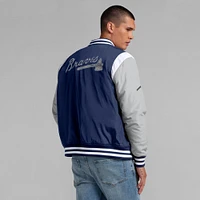 Men's Fanatics  Navy Atlanta Braves Elements Elite Full-Snap Jacket