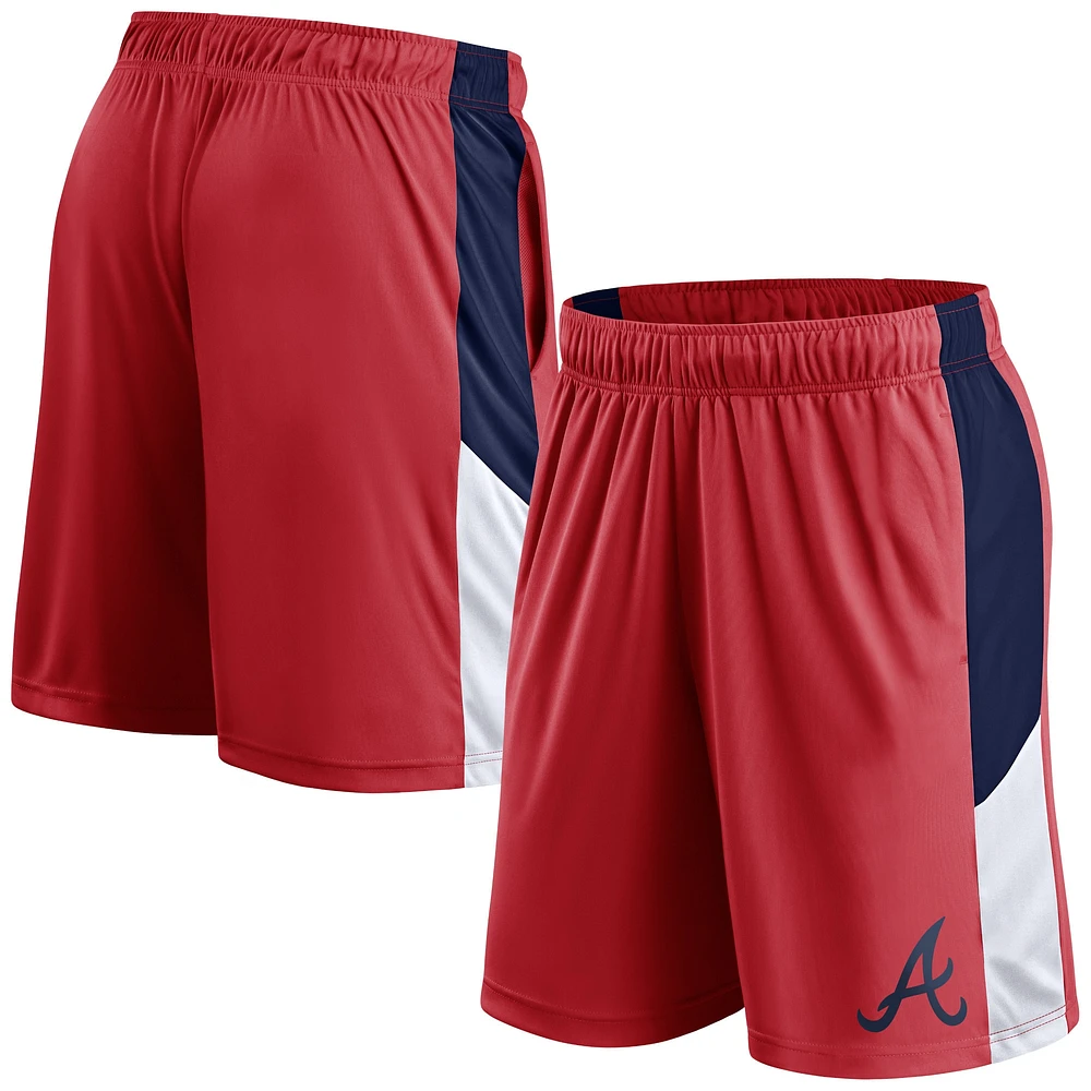 Men's Fanatics Red Atlanta Braves Primary Logo Shorts