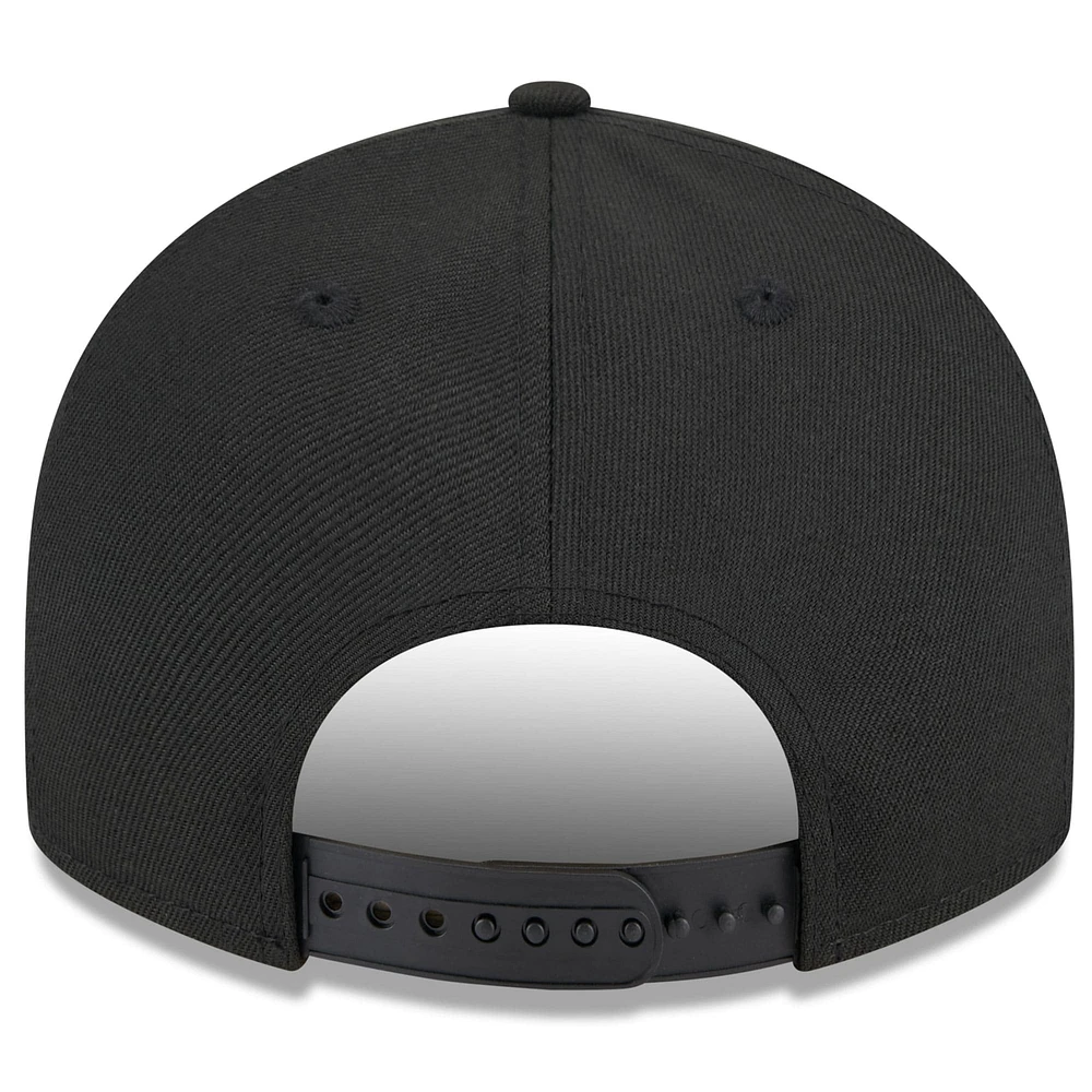 Men's New Era  Black Atlanta Braves 2024 Armed Forces Day Low Profile 9FIFTY Snapback Hat