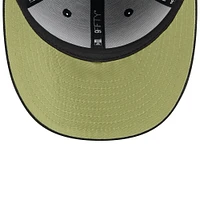 Men's New Era  Black Atlanta Braves 2024 Armed Forces Day Low Profile 9FIFTY Snapback Hat