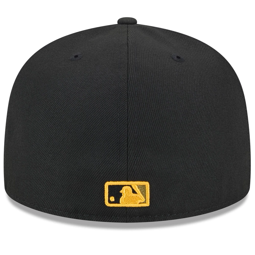 Men's New Era  Black Atlanta Braves 2024 Armed Forces Day On-Field 59FIFTY Fitted Hat