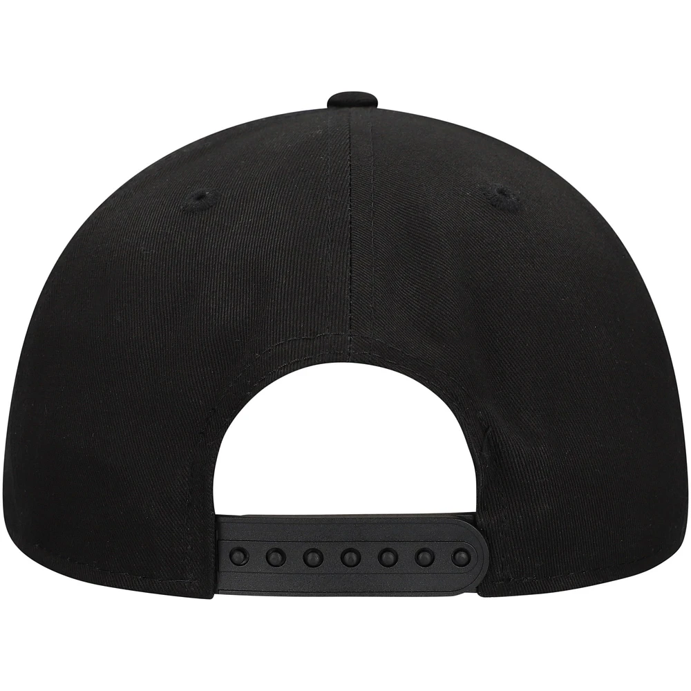 Men's New Era Black Atlanta Braves Golfer Snapback Hat