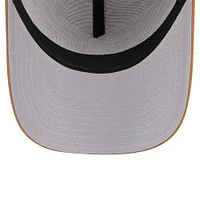Men's New Era Brown Atlanta Braves A-Frame Trucker 9FORTY Adjustable Hat