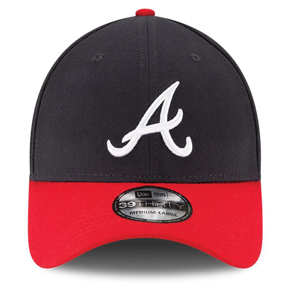 Men's New Era Navy/Red Atlanta Braves MLB Team Classic Home 39THIRTY Flex Hat