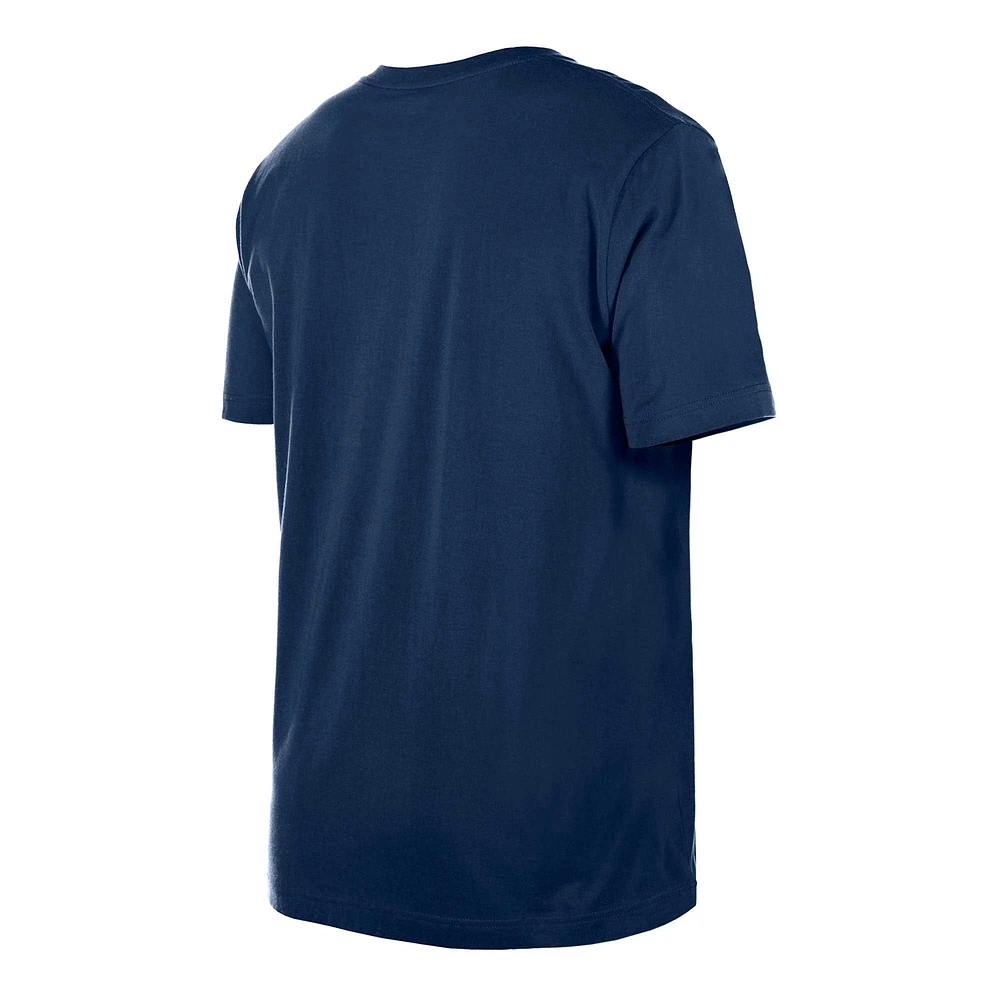 T-shirt d'entraînement au bâton New Era Atlanta Braves bleu marine pour homme