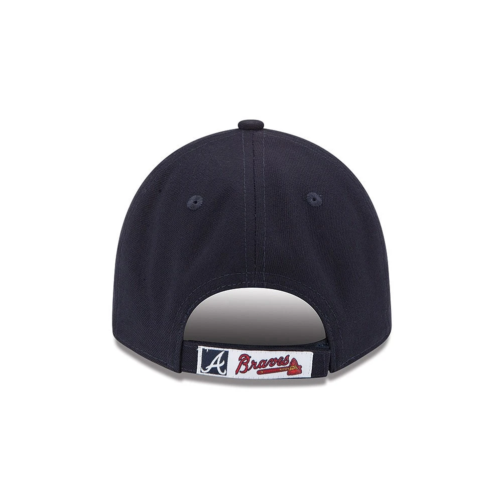 Men's New Era Navy Atlanta Braves League 9FORTY Adjustable Hat