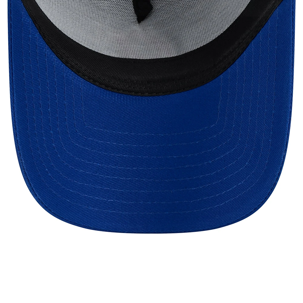 Men's New Era Royal Atlanta Braves 9FORTY A-Frame Trucker Adjustable Hat