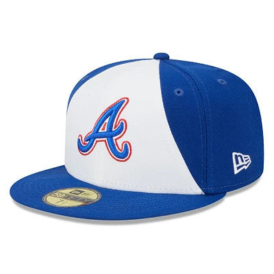 Casquette ajustée New Era 2023 City Connect 59FIFTY pour homme des Braves d'Atlanta, blanc/royal