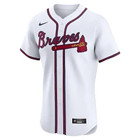 Men's Nike Matt Olson White Atlanta Braves Home Elite Player Jersey