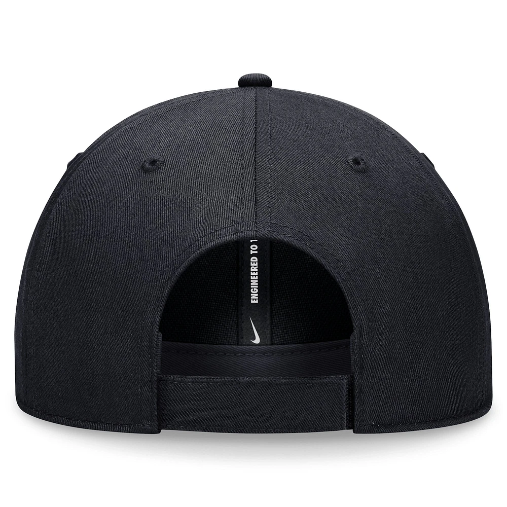Men's Nike Navy Atlanta Braves Club Performance Adjustable Hat