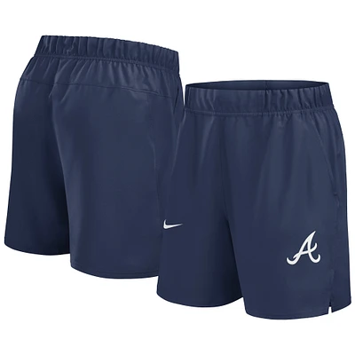 Short tissé Victory Performance Nike pour hommes, bleu marine, Atlanta Braves