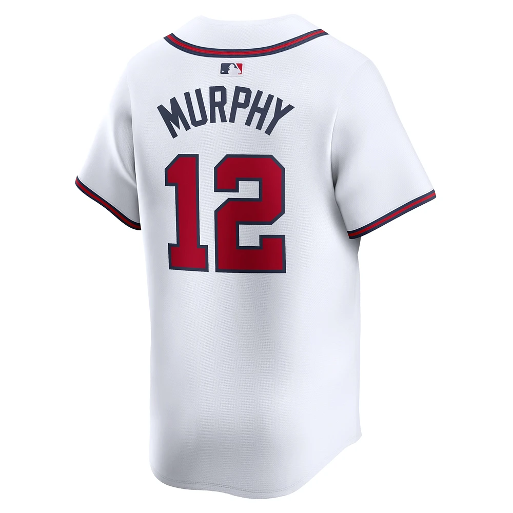 Men's Nike Sean Murphy White Atlanta Braves Home Limited Player Jersey