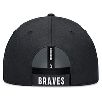 Men's Nike White/Navy Atlanta Braves Club Performance Adjustable Hat