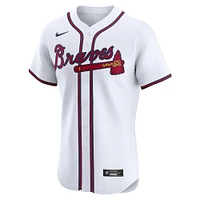 Men's Nike White Atlanta Braves Home Elite Jersey
