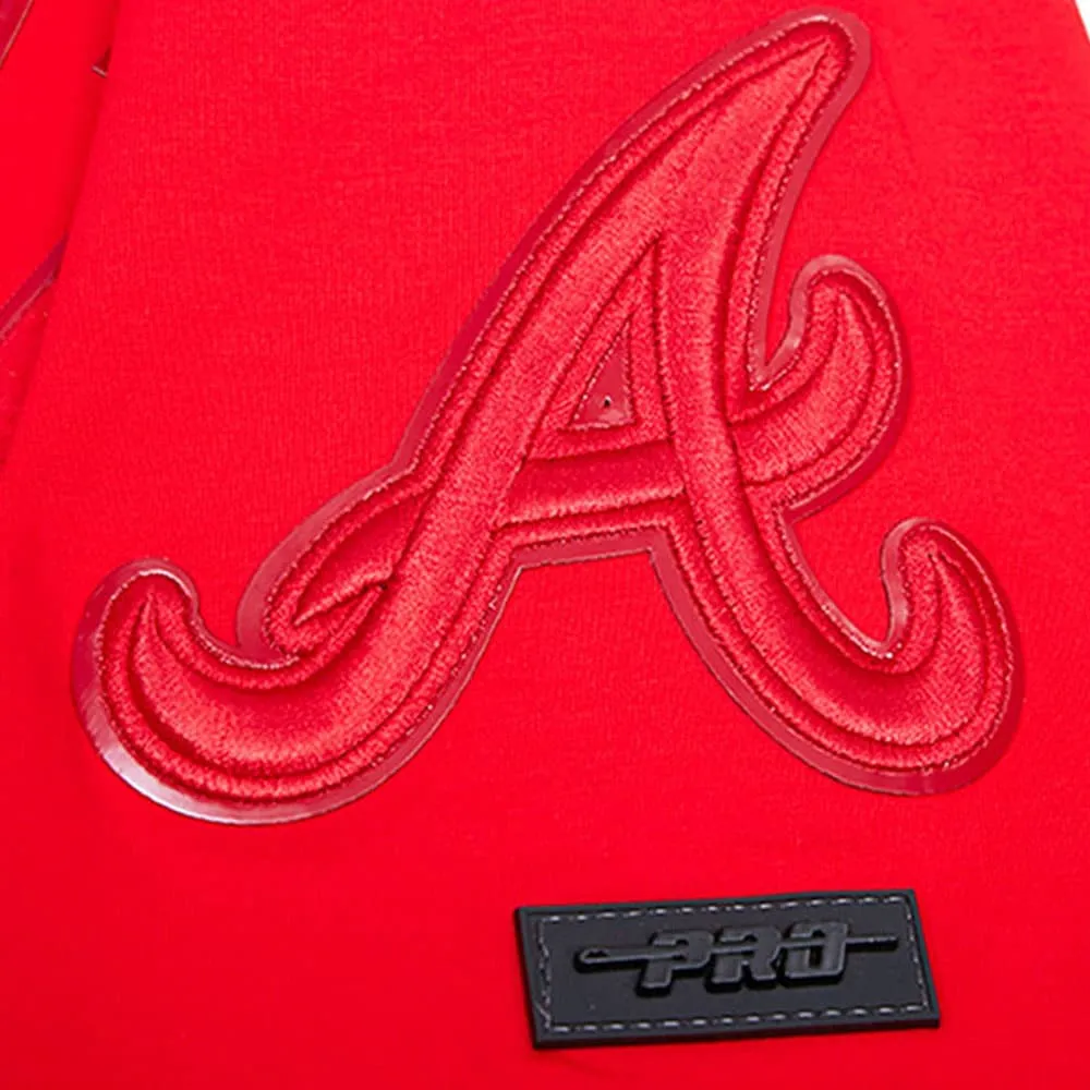 Men's Pro Standard Atlanta Braves Classic Triple Red T-Shirt