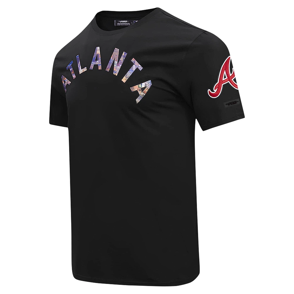 Men's Pro Standard Black Atlanta Braves Cityscape T-Shirt