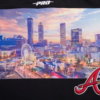 Men's Pro Standard Black Atlanta Braves Cityscape T-Shirt