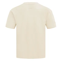 Men's Pro Standard Cream Atlanta Braves Neutral CJ Dropped Shoulders T-Shirt