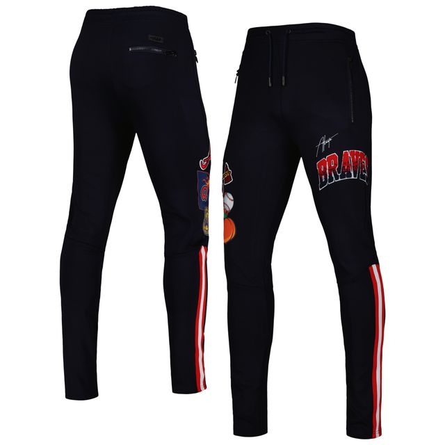 Pantalon de survêtement pour homme Pro Standard bleu marine Atlanta Braves Hometown