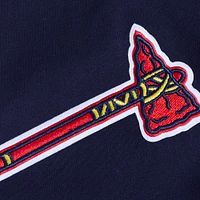 T-shirt à épaules tombantes Turn It Up Pro Standard bleu marine pour homme des Atlanta Braves