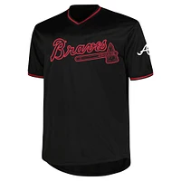 Men's Profile Black Atlanta Braves Big & Tall Pop Fashion Jersey