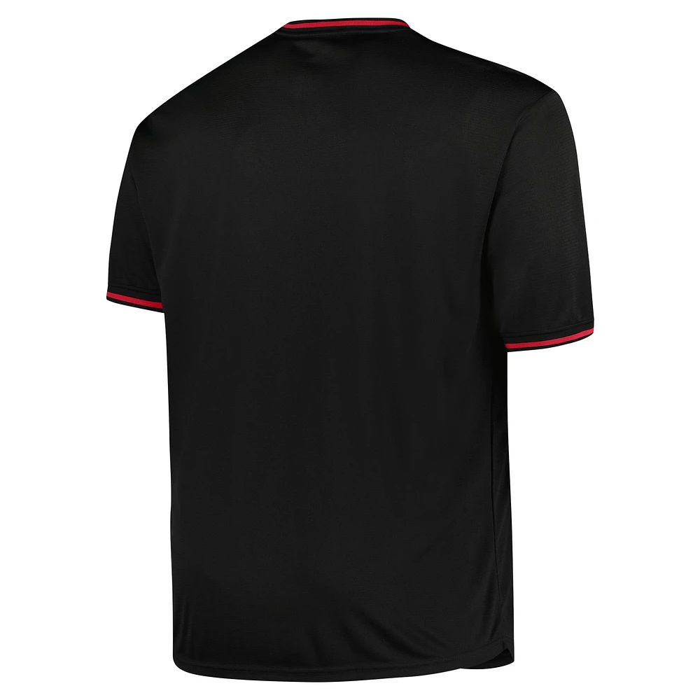 Men's Profile Black Atlanta Braves Big & Tall Pop Fashion Jersey