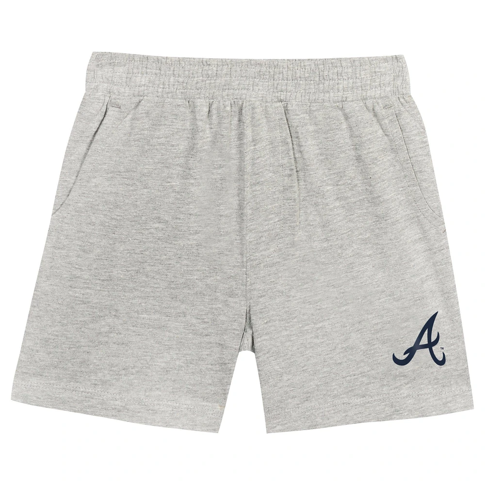 Preschool Fanatics Atlanta Braves Loaded Base T-Shirt & Shorts Set