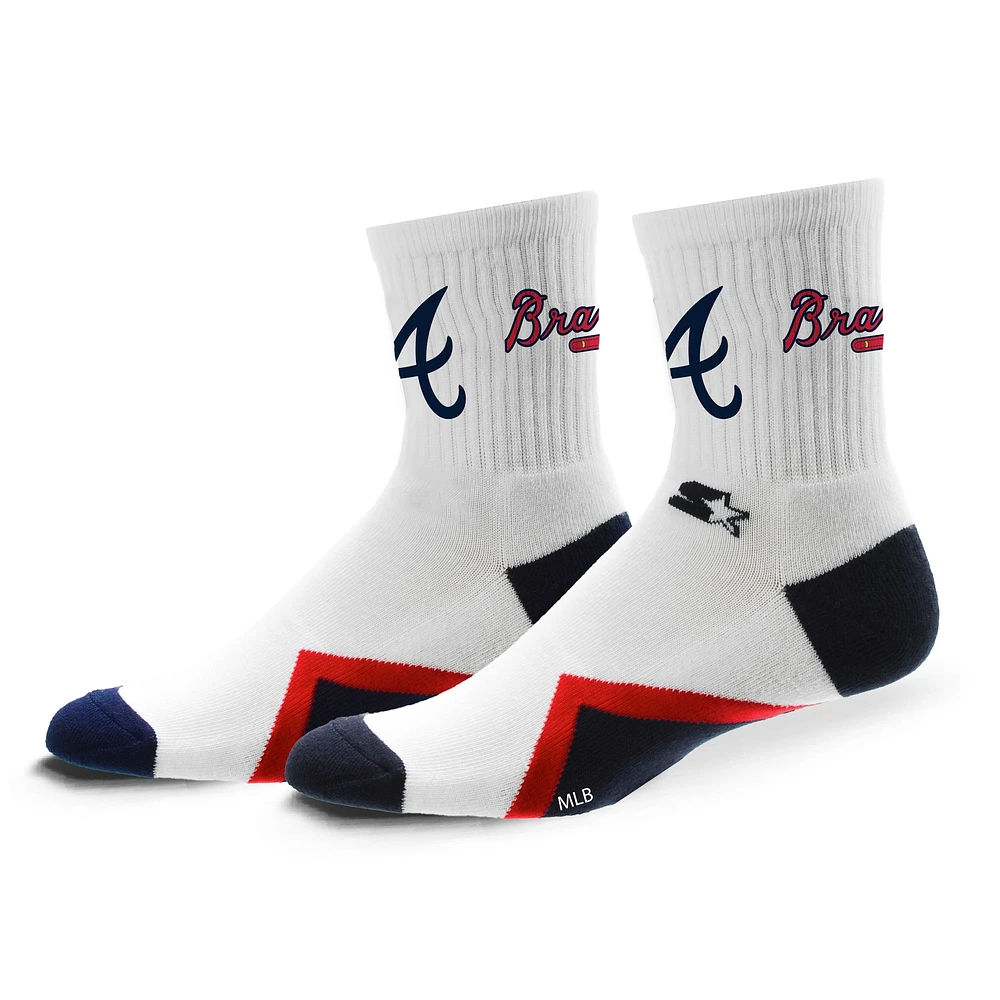 Unisex Starter  Atlanta Braves Striker Mid-Crew Socks
