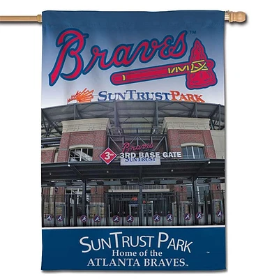 WinCraft Atlanta Braves 28" x 40" Bannière Verticale Double Face