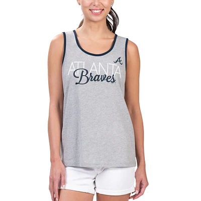GII BRAVES GRIS MARINE DAMES DÉBARDEUR DE MODE LE PLUS RAPIDE TANLAD