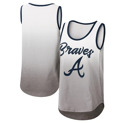 Débardeur pour femme G-III 4Her by Carl Banks Blanc Atlanta Braves Logo Opening Day