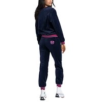 Womens Lusso  Navy Atlanta Braves Neely Naveen Set
