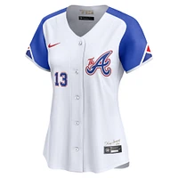 Women's Nike Ronald Acuña Jr. White Atlanta Braves City Connect Limited Player Jersey