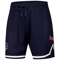 Women's Pro Standard Navy Atlanta Braves Classic Mesh Shorts