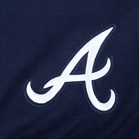 Women's Pro Standard Navy Atlanta Braves Game Day Classics Crewneck Pullover Sweatshirt